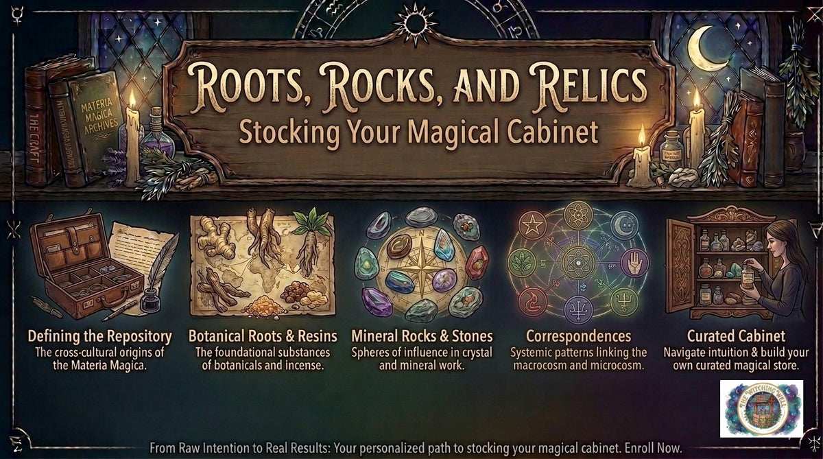 Roots, Rocks, and Relics: Stocking Your Magical Cabinet