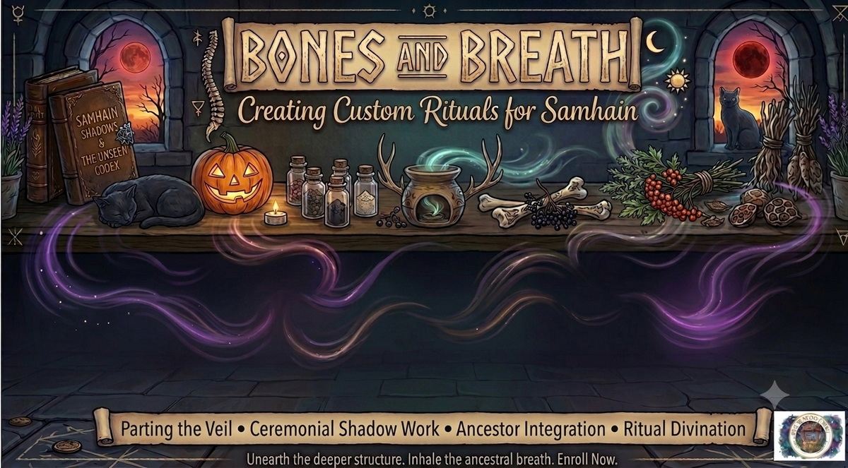 Bones and Breath: Creating Custom Rituals for Samhain 10/11/26