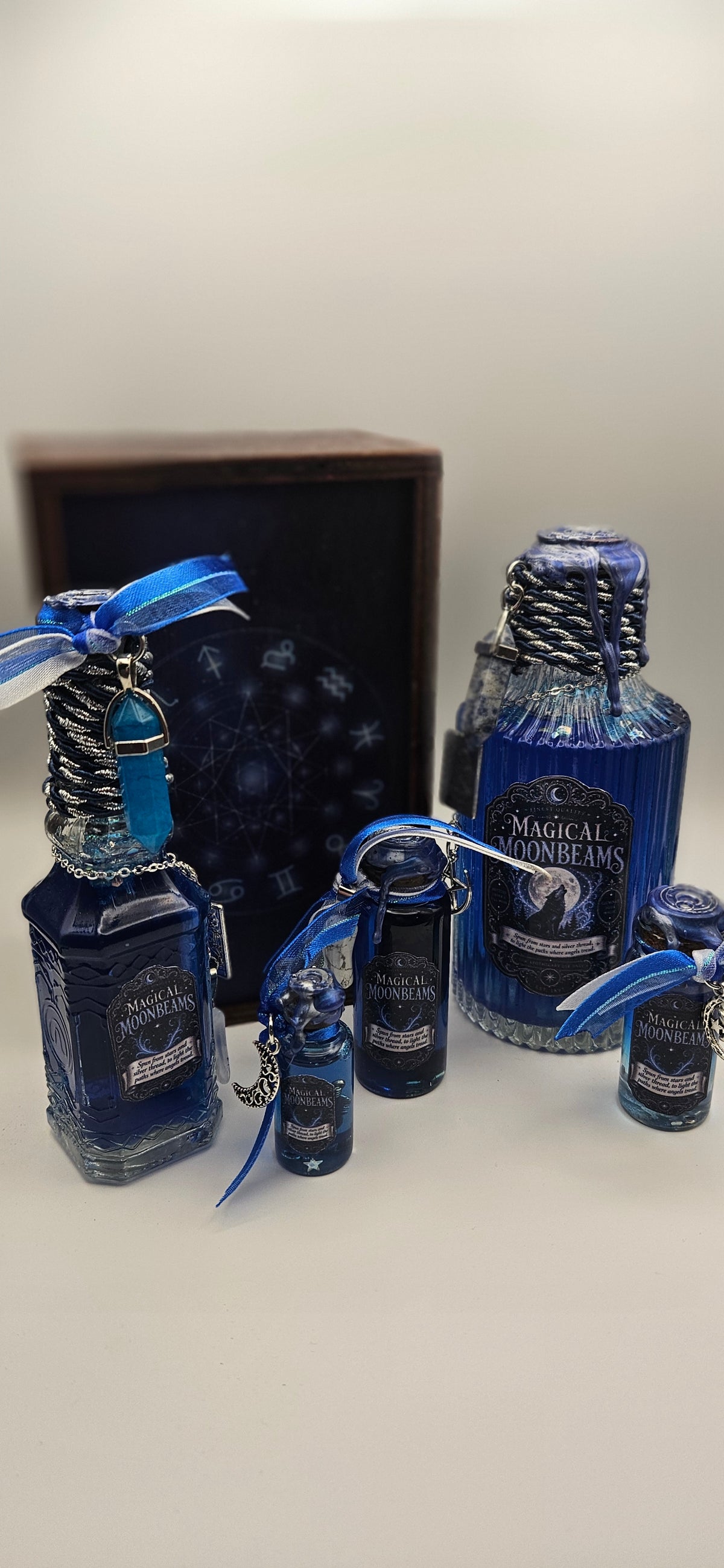 Magical Moonbeams Enchanted Spell Potion Bottle