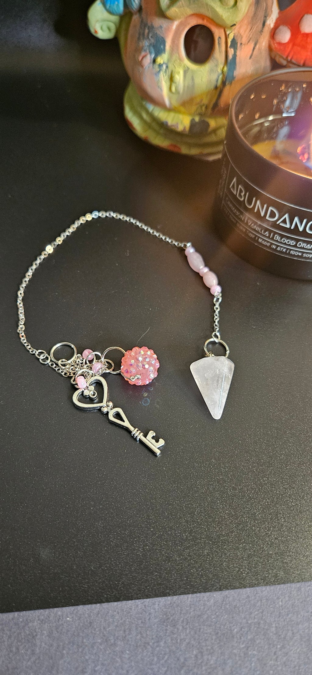 Aphrodite's Key -  Handcrafted Divination Pendulum