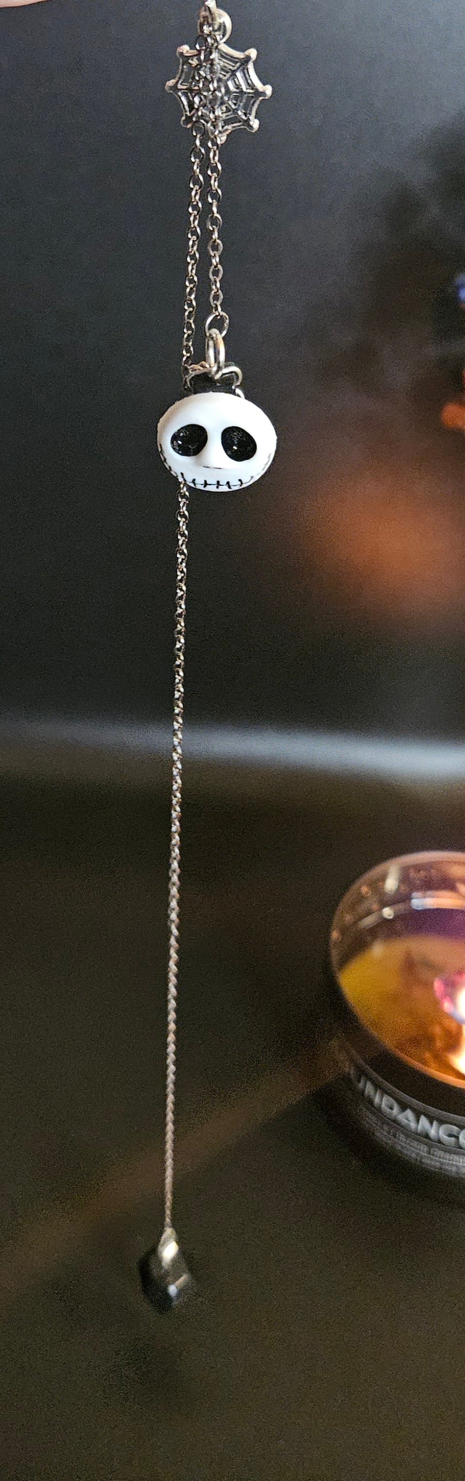 The Eye of the Pumpkin King - Handcrafted Divination Pendulum