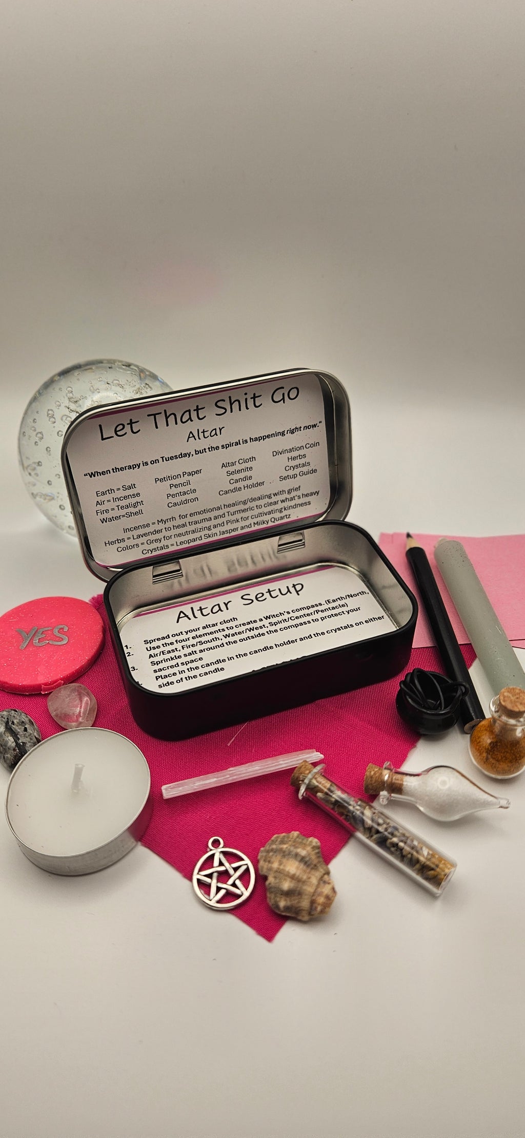 Let That Shit Go Pocket Altar