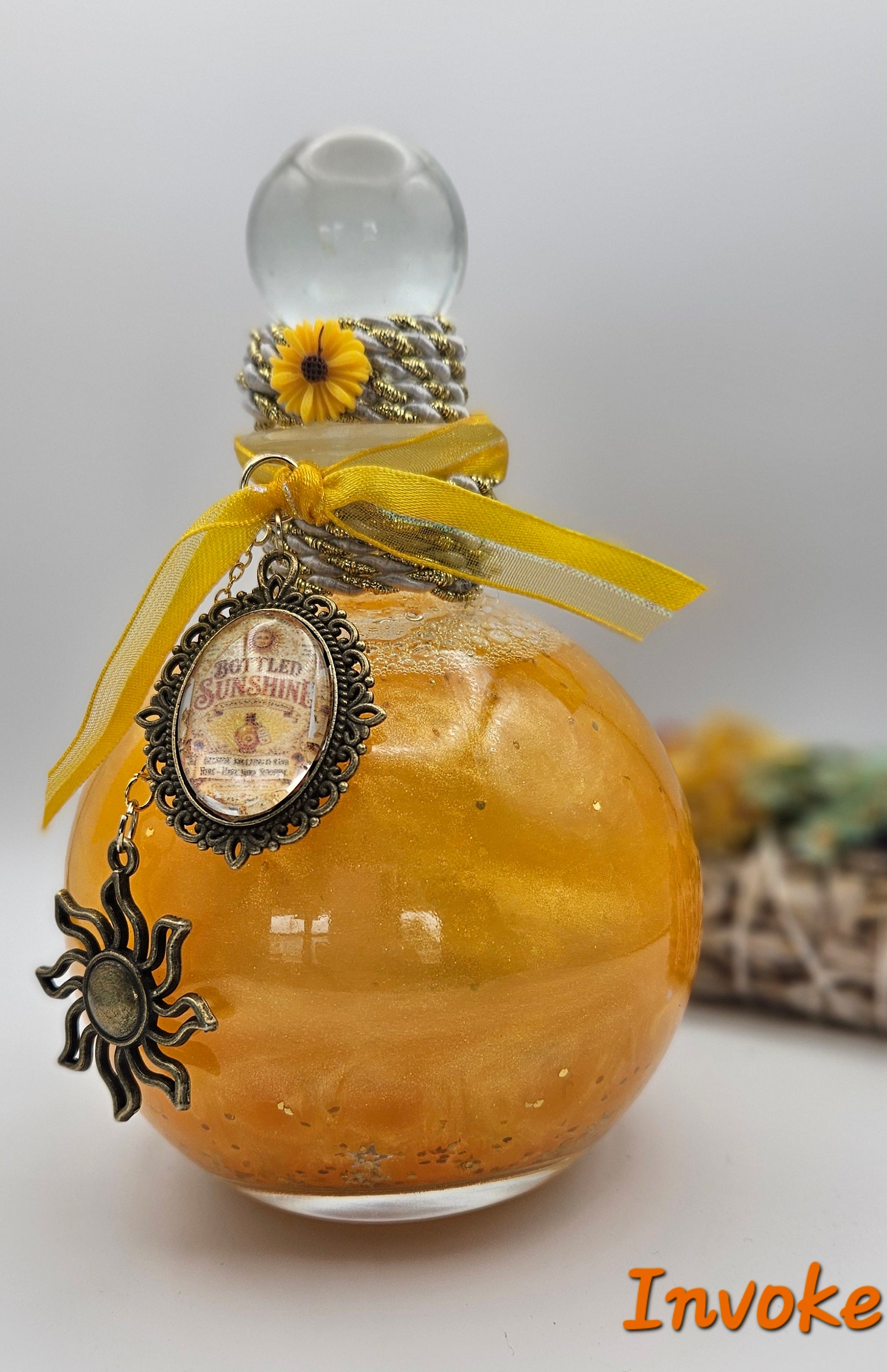 Bottled Sunshine Enchanted Spell Potion Bottle