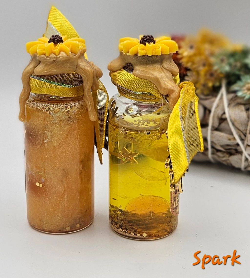 Bottled Sunshine Enchanted Spell Potion Bottle
