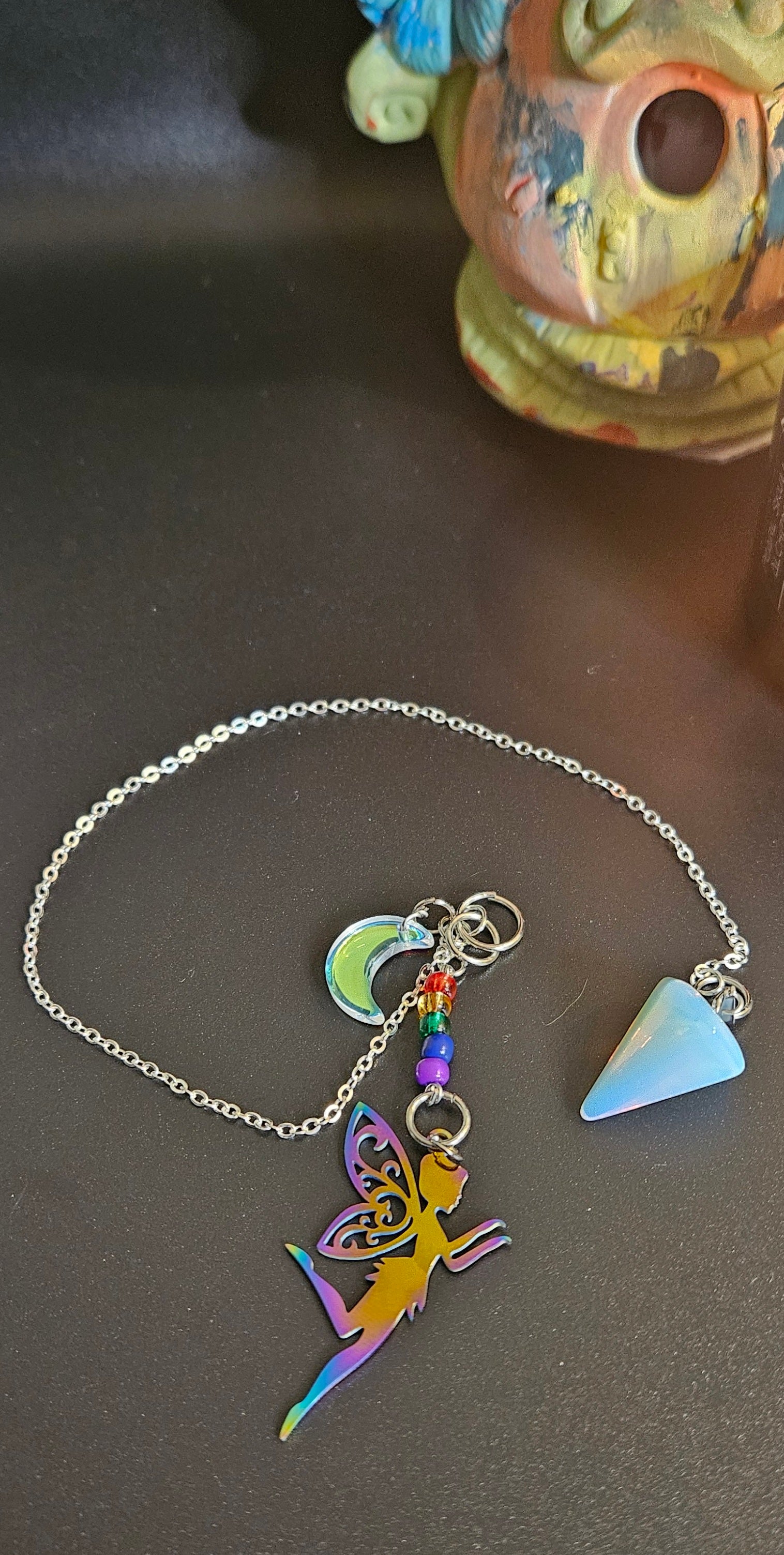 Titania's Light -  Handcrafted Divination Pendulum
