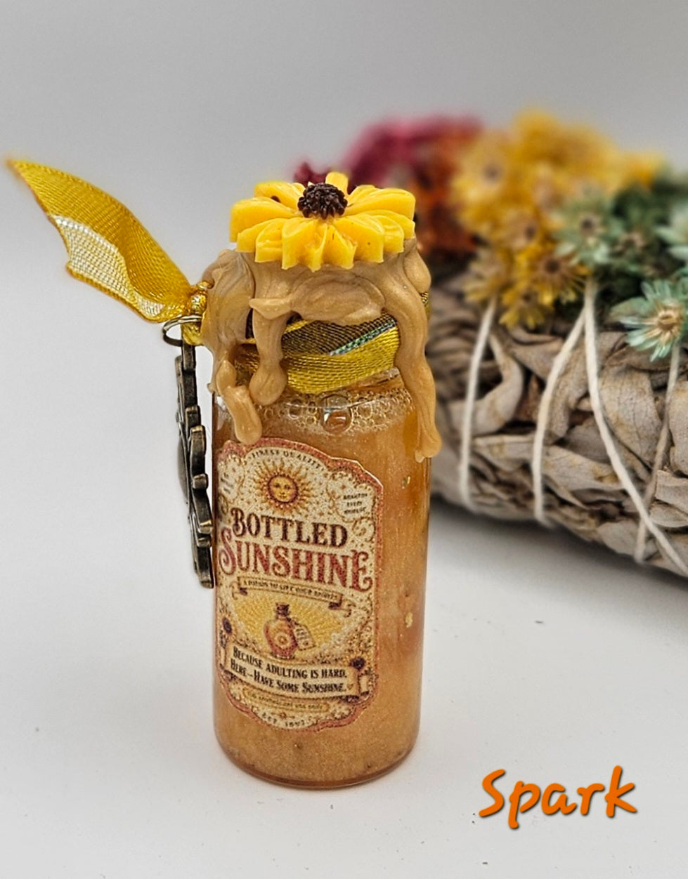 Bottled Sunshine Enchanted Spell Potion Bottle