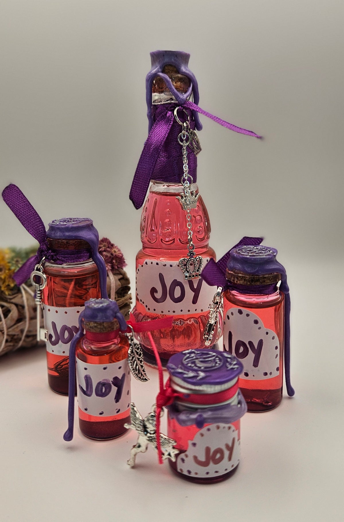Joy Enchanted Spell Potion Bottle
